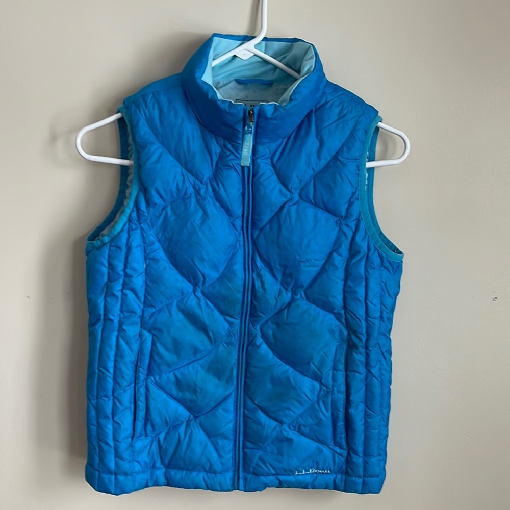 LL Bean down vest